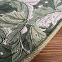 Lime Green William Morris Acanthus Tweed Lampshades, thumbnail 2 of 10