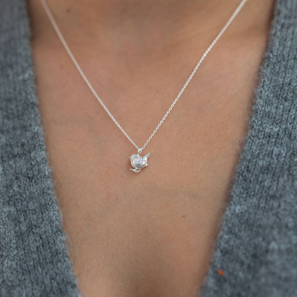 Jenny Wren Pendant Necklace, 1 of 3