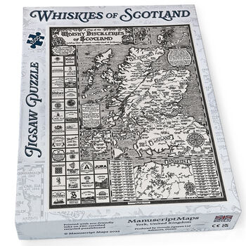 Whisky Map Jigsaw Puzzle 1000 Pieces, 3 of 6