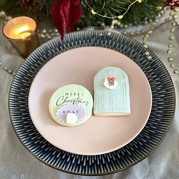 Personalised Letterbox Christmas Vanilla Cookies, 8 of 11