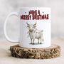 Farmer Cow Christmas Mug, thumbnail 2 of 5