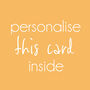Personalised Edinburgh Greeting Card, Skyline, thumbnail 4 of 4