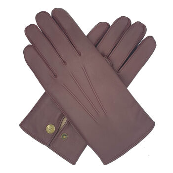 Norton. Men's Warm Lined Leather Gloves, 4 of 9