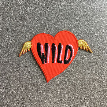 Wild Heart Iron On Patch, 2 of 4