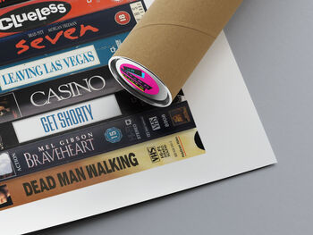 31st Birthday Gift Films From 1995 Personalised Print, 6 of 8