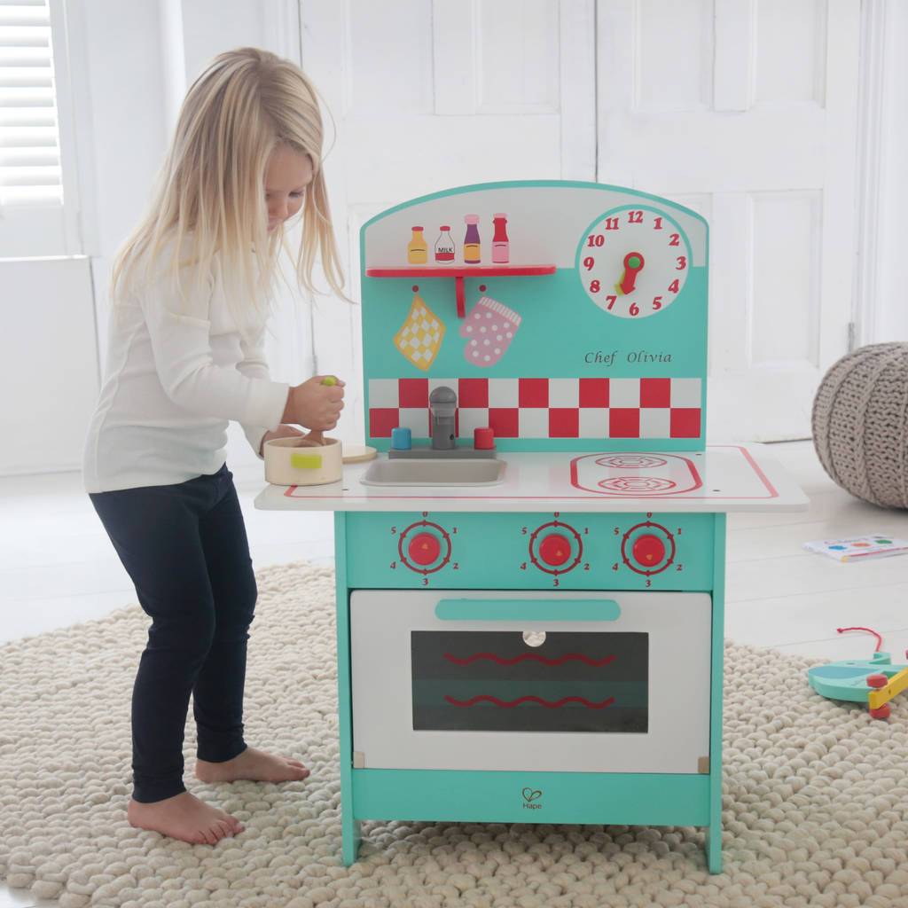Personalised Retro Play Kitchen By My 1st Years | notonthehighstreet.com