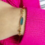 Star Chain Bracelet With Birthstone Detail, thumbnail 3 of 12