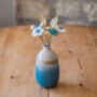 Ocean Inspired Glass Bouquet In Ceramic Vase, thumbnail 5 of 10