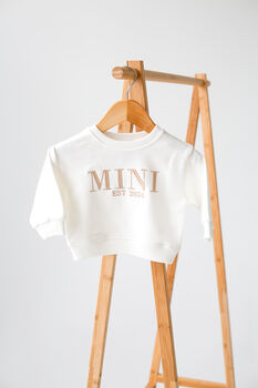 Mama Established Embroidered Personalised Sweatshirt Jumper, 10 of 10