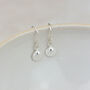 Sterling Silver Cornish Shell Earrings, thumbnail 1 of 4