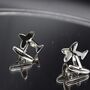 Airplane Cufflinks 316 L Stainless Steel Gift For Pilots And Travellers, thumbnail 3 of 4