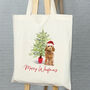 Cockapoo Christmas Tote Bag, thumbnail 1 of 8
