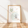 Elephant Surfing, Beach Themedl Wall Decor, thumbnail 1 of 3