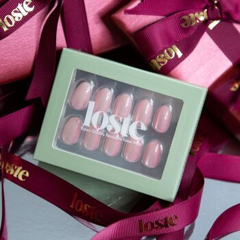 Loste Reusable Press On Nails Gift Set, Perfect Stocking Filler: Ballerina, 5 of 5