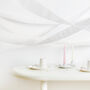 Crepe Paper Streamer Set White, thumbnail 2 of 3