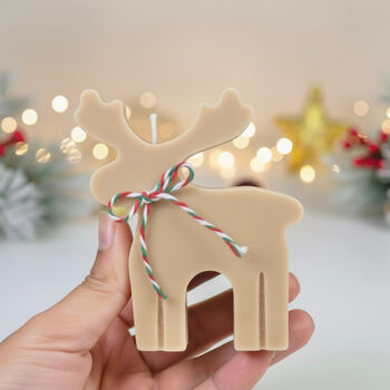 Reindeer Candles Rudolph Christmas Candle Moose Shape, 5 of 7
