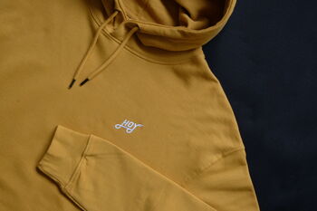 Hoy Explore Organic Hoodie Faded Mustard, 4 of 5