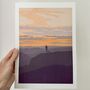 Sunrise On Dartmoor A4 Print, thumbnail 4 of 5