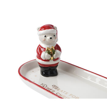 Little Bear Co. 'Treats For Father Christmas' Ceramic Dish, 4 of 5