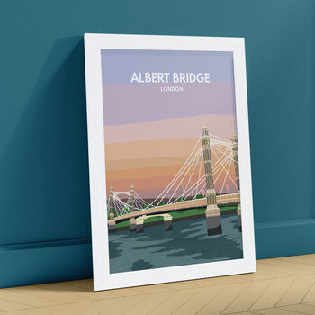 Albert Bridge London Framed Print, 2 of 6