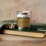 Flat White Coffee Scented Crackle Wick Candle For Coffee Lovers, thumbnail 1 of 7