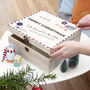 Personalised Nostalgic International Mail Christmas Box, thumbnail 1 of 9