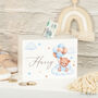 Personalised Baby Teddy Clouds And Stars Money Box, thumbnail 3 of 4