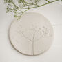 White Wild Flower Ceramic Coasters, thumbnail 6 of 8