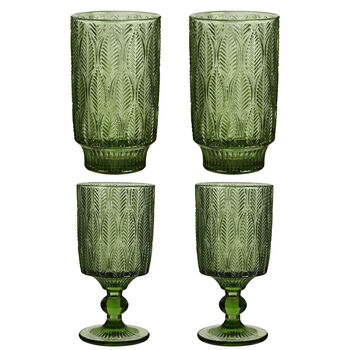 Luxury Forest Green Glassware Collection, 2 of 6