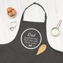 Personalised Grandad The Best Cooking Apron, thumbnail 2 of 6