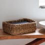 Rectangular Seagrass Storage Basket, thumbnail 1 of 2