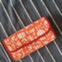 Quilted Block Print Toiletry Roll Up Pouch: Travel Kit, thumbnail 6 of 8