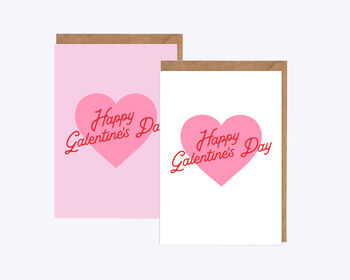 Happy Galentines Day Pink Card, 2 of 2
