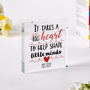 Personalised Teacher Thank You Heart Plaque Gift, thumbnail 3 of 5