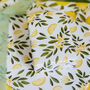 Lemon Blossom Gift Wrap – Elegant Citrus Wrapping Paper For Spring And Summer Gifting, thumbnail 5 of 5