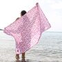 Peshtemal Turkish Beach Travel Gym Towel Strawberry, thumbnail 6 of 7