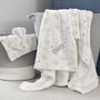 Personalised Unisex Elephant Comforter And Blanket Set, thumbnail 2 of 12