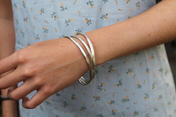 Sterling Silver Coil Bangles, 2 of 6
