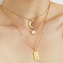 Eternal Mother Of Pearl Necklace In Gold Vermeil, thumbnail 6 of 8