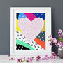 Love Comes In All Shapes And Colours Print A4 Or A3, thumbnail 2 of 5