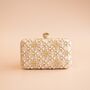 Lana Nude Pink – Rose Clasp Clutch, thumbnail 4 of 4