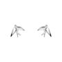 Sterling Silver Bluebird Stud Earrings, thumbnail 2 of 5