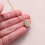 Birth Month Flower Story Necklace, thumbnail 4 of 5