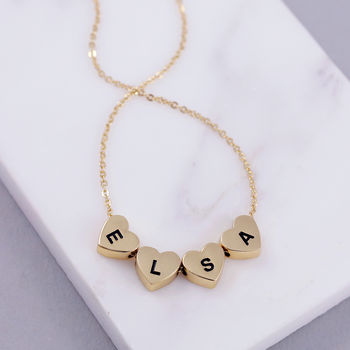 Personalised Initial Bead Necklace, 9 of 12
