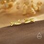 Sterling Silver Kayak Boat Stud Earrings, thumbnail 6 of 11