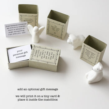 Porcelain Matchbox Gift Dog Gift, Cat Gift, Paw Print, 4 of 5