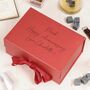 Personalised A5 Red Gift Box, thumbnail 5 of 8
