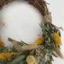 Small Dried Flower Spring Time Wreath, thumbnail 2 of 5