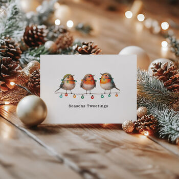 Funny Birds Christmas Card Pack, 3 of 4