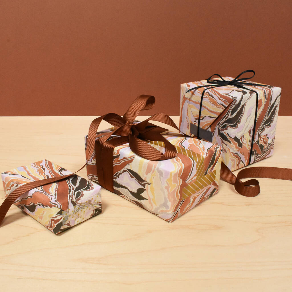 Terrain Eco Recycled Wrapping Paper Pack, 1 of 5